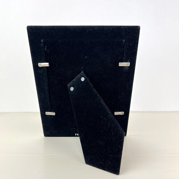 Pottery Barn Silver Plated Frame for 5x7 Photo Beveled Glass - Picture 4 of 8